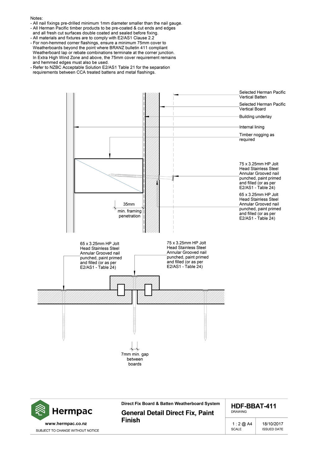 Hermpac Limited | Construction Drawings