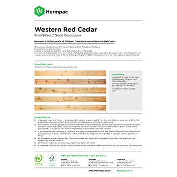 Western Red Cedar PremSelect