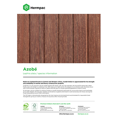 Azobe Specie Data Sheet