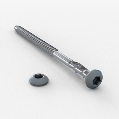 Grey Stainless Steel Starcap (for Weatherboards)